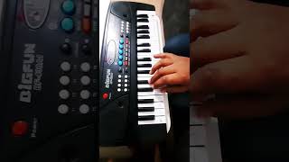 Gayatri Mantra tune by a 9 year old kid ❤️‍🩹👀 piano goodvibes music keyboard pianocover bigban [upl. by Rafaela182]