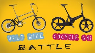 Kampf der Falträder VELLO Bike gegen GOCYCLE G4i [upl. by Luella]