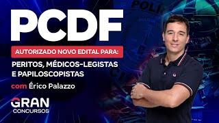 Concurso PCDF Novo Certame Confirmado para cargos de Perícia  com Érico Palazzo [upl. by Ramberg595]