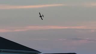 Crop duster flying over the neighborhood [upl. by Dnyletak350]