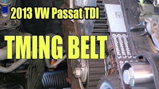 2013 Passat TDI Timing Belt Replacement [upl. by Koffler]