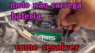 moto sem carrega bateria fan 125 Titan 150 Carburada como resolver [upl. by Etheline]