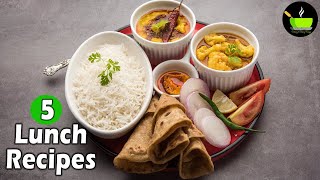 Lunch Recipes  Indian Lunch Recipes  Lunch Ideas  Healthy Lunch Ideas  Indian Vegetarian Recipes [upl. by Bob106]