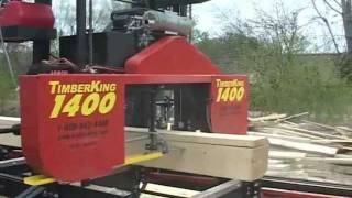 TimberKing 1400 Portable Sawmill Features and Benefits [upl. by Tristas787]