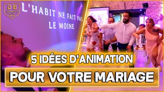 MARIAGE 👰🤵💖  5 idées dAnimation pour votre soirée de Mariage [upl. by Accire]