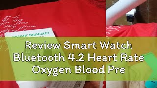 Review Smart Watch Bluetooth 42 Heart Rate Oxygen Blood Pressure Sport Fitness Tracker 116plus [upl. by Aihsenrad486]