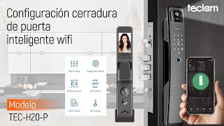 Fácil configuración de la cerradura Inteligente quotTeclamquot TECH20P [upl. by Ahsinyd]