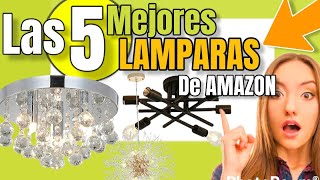 🚀Las 5 MEJORES LAMPARAS 👌ELEGANTES Y MODERNAS 🆗De Techo para tu sala recámara u oficina [upl. by Seiter147]