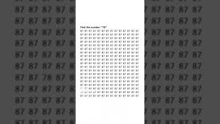 can you find the number 78 number braintwisters [upl. by Adile]