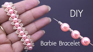 Beaded BraceletMaster the Art of Pearl Bracelet Making with This Tutorial [upl. by Madai564]