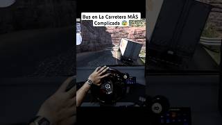 Bus en la carretera más complicada 😨😰 bus truck simulator trailer american camion [upl. by Gretal]