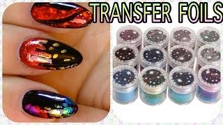 12 Rolls Nail Art Transfer Foils Cheap Setnewfrog com [upl. by Felton680]