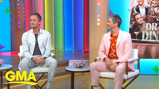 Neil Patrick Harris and David Burtka talk new show ‘Drag Me to Dinner’ l GMA [upl. by Nsaj402]