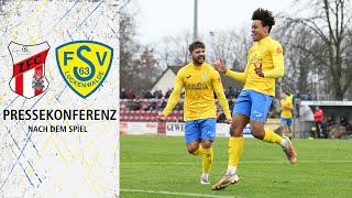 Pressekonferenz  ZFC Meuselwitz vs FSV 63 Luckenwalde 01  Sonntag 08122024  SP18 [upl. by Erdda296]