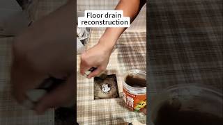 Floor drain reconstruction craftsman [upl. by Ahseinat]