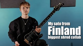 My solo from Finlands biggest shred collab [upl. by Arracot]