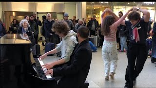 Dancers jive to Boogie woogie piano [upl. by Kerns]