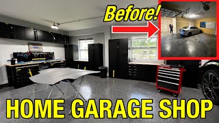 OLD HOME GARAGE COMPLETE TRANSFORMATION [upl. by Johnsson]