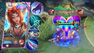 Core Hilda New Meta 😆 Top Global Hilda Build and Emblem 2024 🔥 Mobile Legends [upl. by Damle]