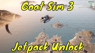 Goat Simulator 3 How to Unlock Jetpack [upl. by Imer]