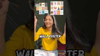 Making Wall Posters from scratch 😍 shorts minivlog dailyvlog wallposter [upl. by Yewed398]