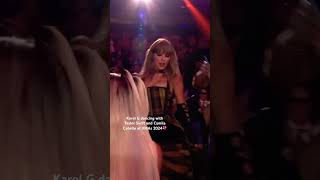 Karol G dancing with Taylor and Camila at VMAs 2024 taylorswift karolg camilacabello vmas2024 [upl. by Sira]