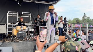 Junior Demus Makes Canada 🇨🇦 Audience Laugh With His Comedian Lyrics At Reggae To The East [upl. by Neelram]