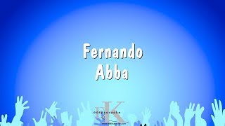 Fernando  Abba Karaoke Version [upl. by Straus]