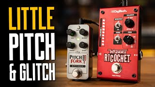 Digitech Whammy Ricochet amp EHX Pico Pitchfork Effector Du Jour [upl. by Llehsyar]