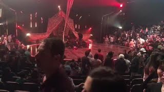 Cirque du Soleil performer falls during performance in Tampa [upl. by Ardis292]