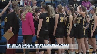 KingsleyPierson At Remsen St Marys Girls Basketball [upl. by Pearman701]