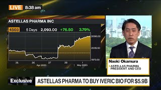 Astellas Pharma CEO Says Confident of Iveric Bio Drug Approval [upl. by Inattirb]