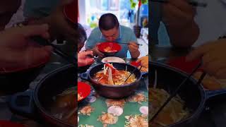 Mixing and distributing food mukbang eatinsounds koreancuisine food eatsplorations koreanfood [upl. by Eilsek]