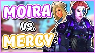 Overwatch  MOIRA vs MERCY Moira Next Best Healer [upl. by Alra]