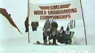 1984 2nd Worlds Snowboard Championships Soda Springs CA [upl. by Adiehsar]