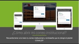 ¿Cómo abrir mi correo institucional CONALEP [upl. by Anailil726]