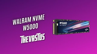 UNBOXING  REVIEW NVME WALRAM W5000 O BARATINHO [upl. by Remos]