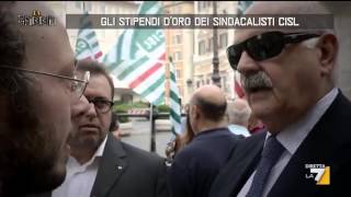 Gli stipendi doro dei sindacalisti CISL [upl. by Jump499]