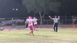 Willcox running back Remington Todd scores the gameclinching touchdown Friday night in Benson [upl. by Charteris]