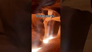 Antelope Canyon Instagram vs Reality [upl. by Rehm]