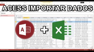 Curso de Excel Importar dados do ACESS para EXCEL [upl. by Carma]