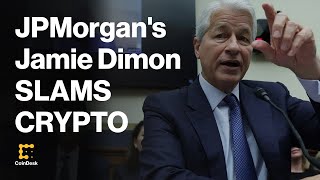 JPMorgans Jamie Dimon Slams Crypto If I Was the Government Id Close it Down [upl. by Finnie176]