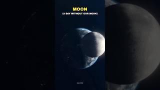 A Day Without Our Moon 😱😶‍🌫️ shorts space moon earth [upl. by Masson]