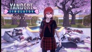 Eliminating Everyone in Yakuza Mode Mission Mode  Yandere Simulator 1980s Mode [upl. by Yaresed]