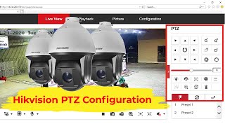 HIKVISION PTZ Camera Configuration  TurboHD X [upl. by Alegnaoj]