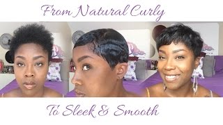 How to Mold and Wrap 3C Natural TWA [upl. by Ardnuyek]