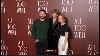 Taylor Swift Sadie Sink Dylan OBrien arrive at All Too Well World Premiere [upl. by Aihtnyc]