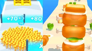 Sandwich Runner Vs Count MasterMax levels Android ios  New update [upl. by Drucill914]