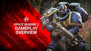 Warhammer 40000 Space Marine 2  Gameplay Overview Trailer [upl. by Ainotahs]