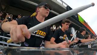 App State PostGame Concert Snare Cam [upl. by Ketti]